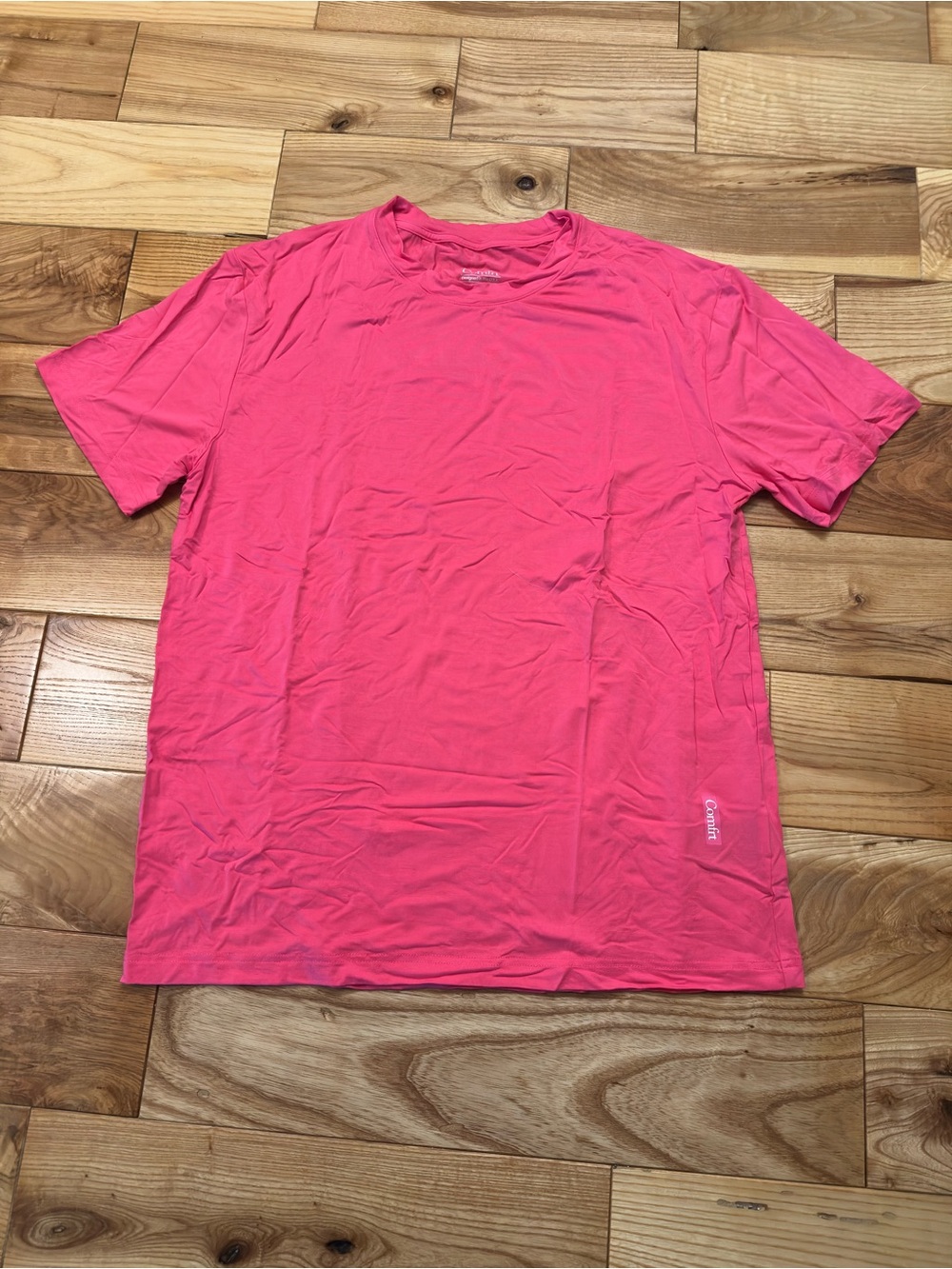 Comfrt Super Soft Unisex Tee, Hot Pink, Medium